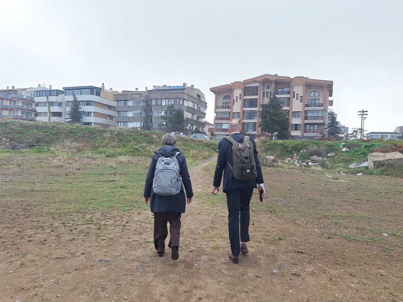 IOM medewerkers tijdens het bezoek aan Turkije